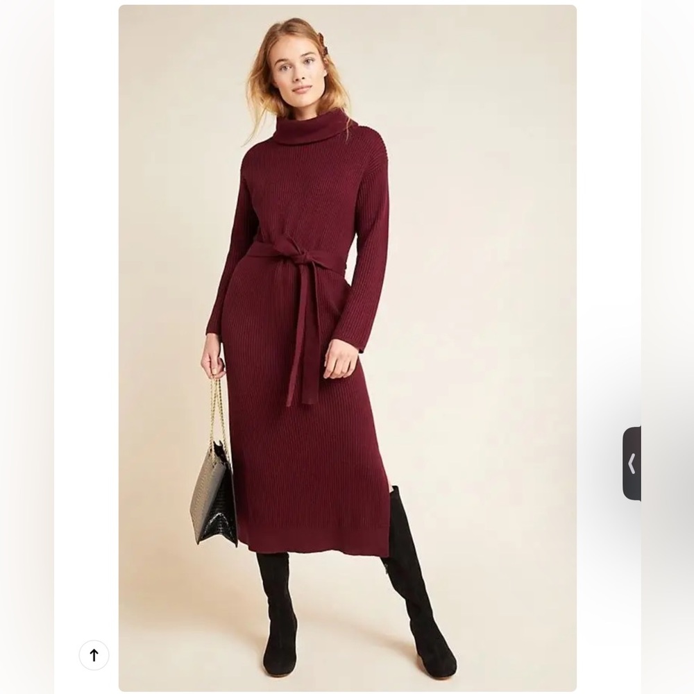 L*space Leona Mock Neck Sweater Dress Size S